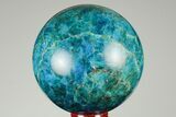 Bright Blue Apatite Sphere - Madagascar #191417-1